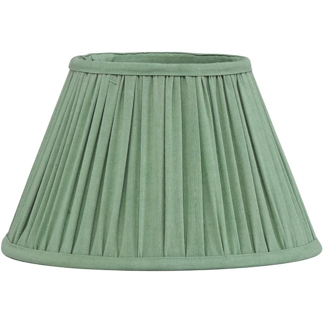 Abażur plisowany Stella pastelowa zieleń 35cm